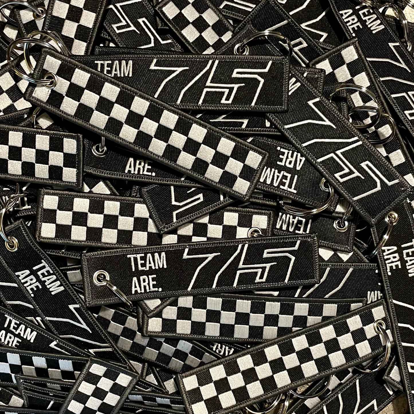 TEAM ARE Black Keychain